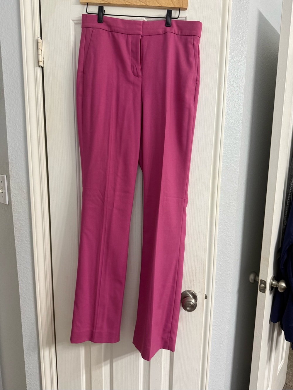 J. Crew Fuchsia Novo Fides Italian Lined Trousers